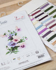 Cross Stitch Kit Luca - S - Pansies, B2231 - Luca - S Yarns