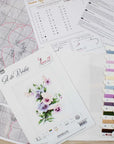 Cross Stitch Kit Luca - S - Pansies, B2231 - Luca - S Yarns