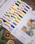 Cross Stitch Kit Luca - S - Pansies Bouquet, B7035 - Luca - S Yarns