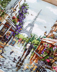 Cross Stitch Kit Luca - S - Paris in flowers, B2365 - Luca - S Yarns