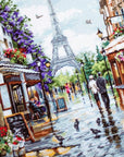 Cross Stitch Kit Luca - S - Paris in flowers, B2365 - Luca - S Yarns