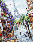 Cross Stitch Kit Luca - S - Paris in flowers, B2365 - Luca - S Yarns