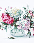 Cross Stitch Kit Luca - S - Peonies, B2263 - Luca - S Yarns