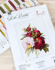 Cross Stitch Kit Luca - S - Peonies Bouquet, B2354 - Luca - S Yarns