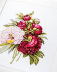 Cross Stitch Kit Luca - S - Peonies Bouquet, B2354 - Luca - S Yarns