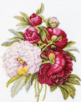 Cross Stitch Kit Luca - S - Peonies Bouquet, B2354 - Luca - S Yarns