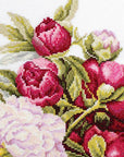 Cross Stitch Kit Luca - S - Peonies Bouquet, B2354 - Luca - S Yarns