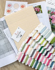 Cross Stitch Kit Luca - S - Peonies by the Window, B594 - Luca - S Yarns