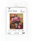 Cross Stitch Kit Luca - S - Peonies Vase, B543 - Luca - S Yarns