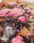 Cross Stitch Kit Luca - S - Peonies Vase, B543 - Luca - S Yarns