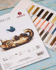 Cross Stitch Kit Luca - S - Playful Kitten, B7013 - Luca - S Yarns