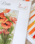 Cross Stitch Kit Luca - S - Poppies B213 - Luca - S Yarns