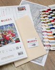 Cross Stitch Kit Luca - S - Puppies Christmas, Gold Collection - Luca - S Yarns