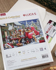 Cross Stitch Kit Luca - S - Puppies Christmas, Gold Collection - Luca - S Yarns