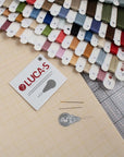 Cross Stitch Kit Luca - S - Puppies Christmas, Gold Collection - Luca - S Yarns