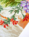 Cross Stitch Kit Luca - S - Roses and Delphiniums, BU4016 - Luca - S Yarns