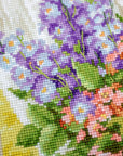 Cross Stitch Kit Luca - S - Roses and Delphiniums, BU4016 - Luca - S Yarns