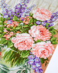 Cross Stitch Kit Luca - S - Roses and Delphiniums, BU4016 - Luca - S Yarns