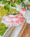 Cross Stitch Kit Luca - S - Roses and Delphiniums, BU4016 - Luca - S Yarns