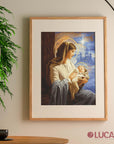 Cross Stitch Kit Luca - S - Saint Mary and The Child, GOLD Collection, B617 - Luca - S Yarns