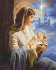 Cross Stitch Kit Luca - S - Saint Mary and The Child, GOLD Collection, B617 - Luca - S Yarns