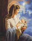 Cross Stitch Kit Luca - S - Saint Mary and The Child, GOLD Collection, B617 - Luca - S Yarns