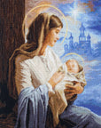Cross Stitch Kit Luca - S - Saint Mary and The Child, GOLD Collection, B617 - Luca - S Yarns