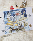 Cross Stitch Kit Luca - S - Santa and Pressies, BU5034 - Luca - S Yarns