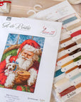 Cross Stitch Kit Luca - S - Santa Claus with a puppy, B561 - Luca - S Yarns