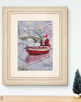 Cross Stitch Kit Luca - S - Santa Fishing, BU5014 - Luca - S Yarns