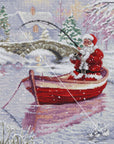 Cross Stitch Kit Luca - S - Santa Fishing, BU5014 - Luca - S Yarns