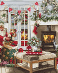 Cross Stitch Kit Luca - S - Santa Interior, B2408 - Luca - S Yarns