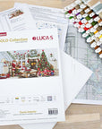 Cross Stitch Kit Luca - S - Santa Interior, B2408 - Luca - S Yarns