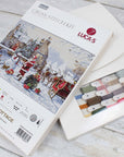 Cross Stitch Kit Luca - S - Santa's Cottage, BU5011 - Luca - S Yarns