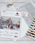 Cross Stitch Kit Luca - S - Santa's Cottage, BU5011 - Luca - S Yarns