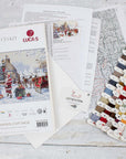 Cross Stitch Kit Luca - S - Santa's Cottage, BU5011 - Luca - S Yarns