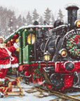 Cross Stitch Kit Luca - S - Santa`s Express, B2397 - Luca - S Yarns