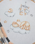 Cross Stitch Kit Luca - S - Sleepy, B1193 - Luca - S Yarns
