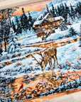 Cross Stitch Kit Luca - S - Snowy Cabin, BU4022 - Luca - S Yarns