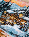 Cross Stitch Kit Luca - S - Snowy Cabin, BU4022 - Luca - S Yarns