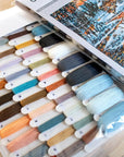 Cross Stitch Kit Luca - S - Snowy Cabin, BU4022 - Luca - S Yarns