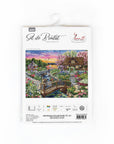 Cross Stitch Kit Luca - S - Spring Blooms on the Lake, B2379 - Luca - S Yarns