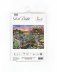 Cross Stitch Kit Luca - S - Spring Blooms on the Lake, B2379 - Luca - S Yarns