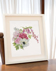 Cross Stitch Kit Luca - S - Spring Bouquet, B7018 - Luca - S Yarns