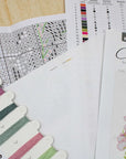 Cross Stitch Kit Luca - S - Spring Bouquet, B7018 - Luca - S Yarns