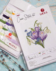 Cross Stitch Kit Luca - S - Spring Flowers, B1404 - Luca - S Yarns