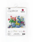 Cross Stitch Kit Luca - S - Spring flowers, B2386 - Luca - S Yarns