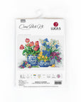 Cross Stitch Kit Luca - S - Spring flowers, B2386 - Luca - S Yarns