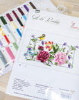 Cross Stitch Kit Luca - S - Spring flowers BA2359 - Luca - S Yarns