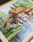Cross Stitch Kit Luca - S - Spring Landscape, B492 - Luca - S Yarns